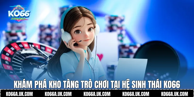 Khám phá kho tàng trò chơi tại hệ sinh thái Ko66 online